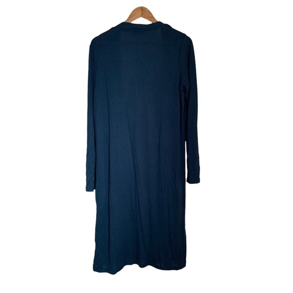 NWT Halston blue open Sweater Cardigan Size medium new with tag hang ove… - Picture 3 of 5